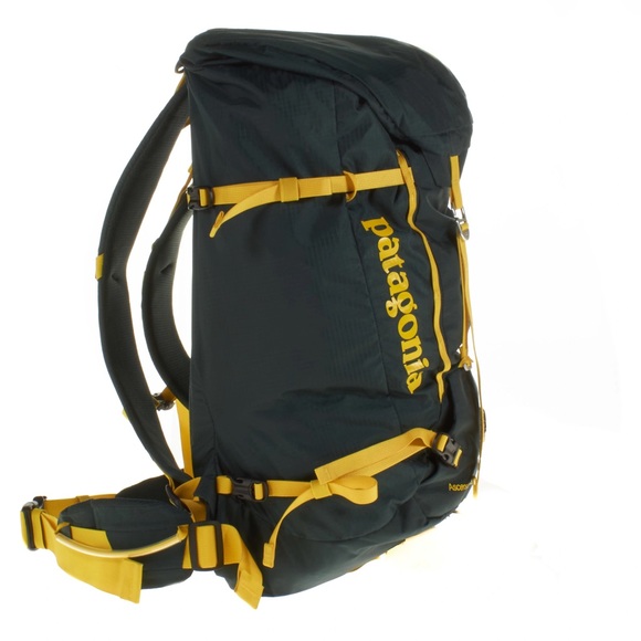 Patagonia Other - PATAGONIA ASCENSIONIST 35L CARBON & YELLOW HIKING BOOKBAG